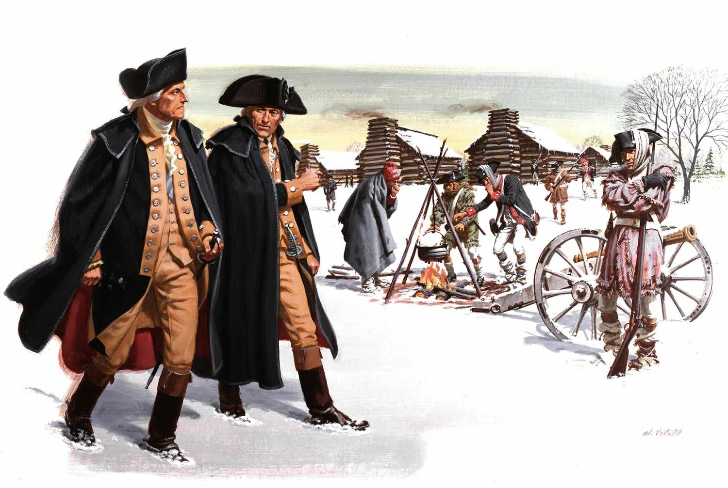 واشنگتن در Valley Forge