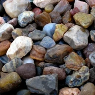 مجموعه سنگ های عقیق، نوعی سنگ چرت.