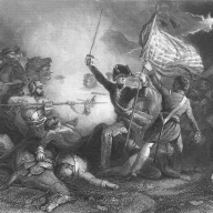 سرگرد دیکس در نبرد بوئنا ویستا، در طول جنگ مکزیک و آمریکا، مکزیک، 23 فوریه 1847