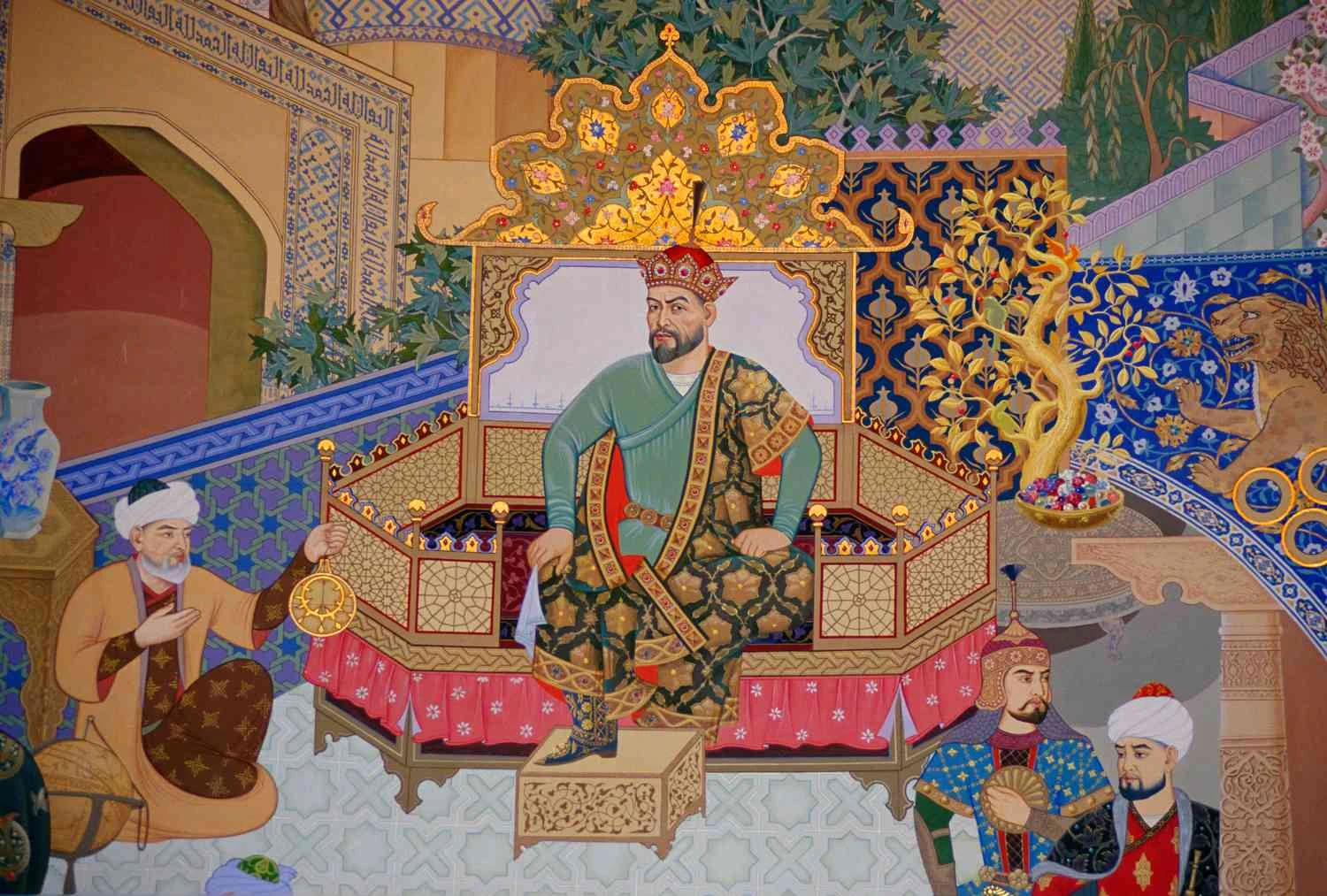 نقاشی دیواری تیمور لنگ، ازبکستان