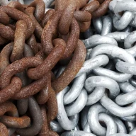 زنگ زدگی نمونه خوبی از خوردگی است.