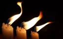 شعله شمع، اگرچه رادیواکتیو نیست، اما نوعی تابش است.