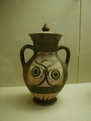 آمفورا اثر نقاش آیوی، حدود 530 قبل از میلاد، موزه هنرهای زیبای بوستون