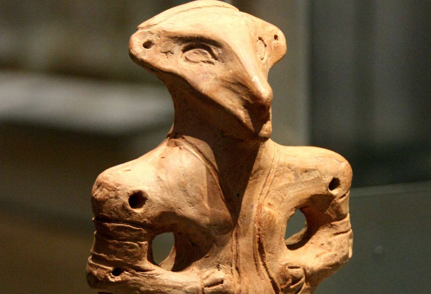 مجسمه گلی از محوطه وینچا