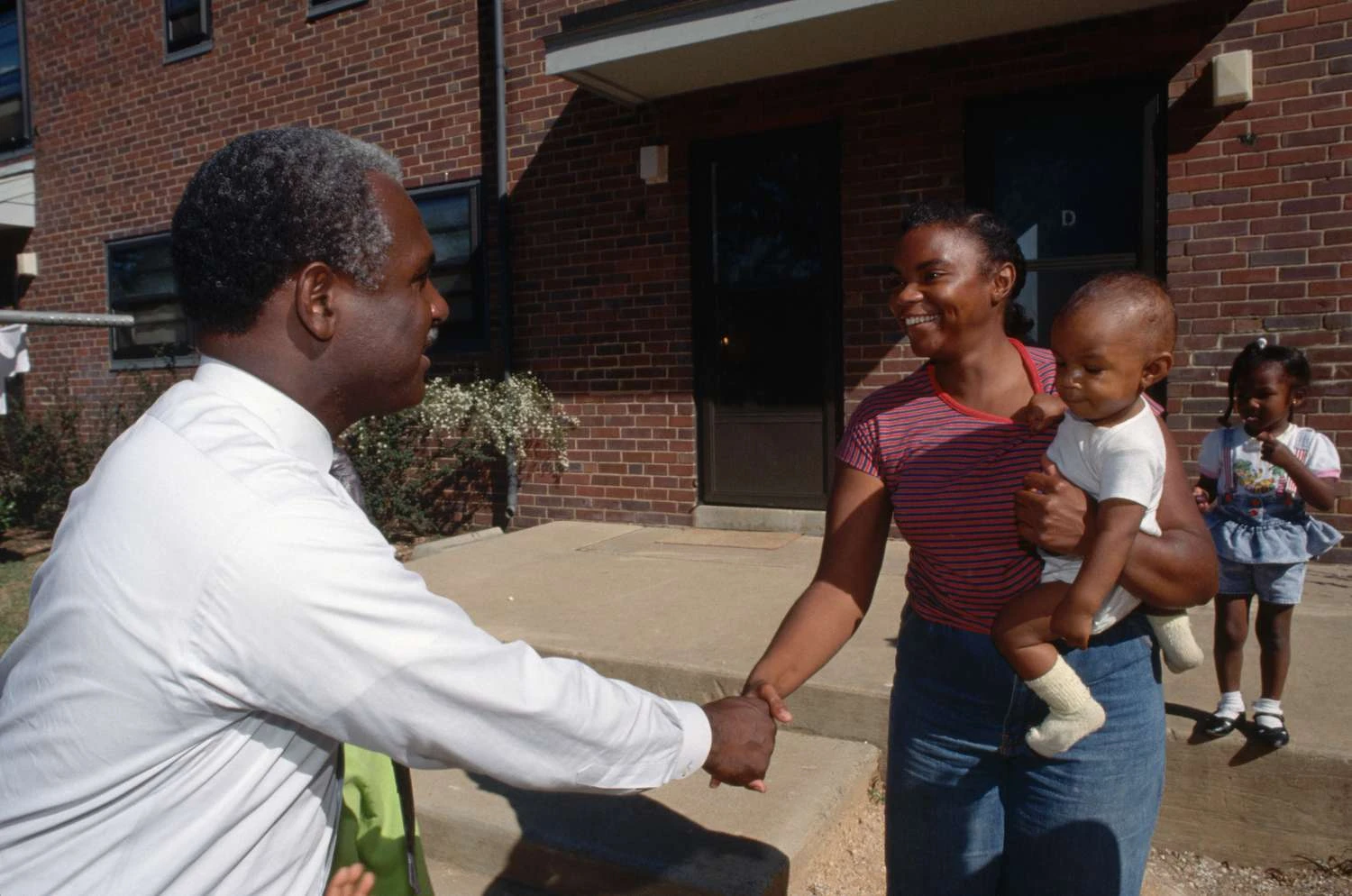 هاروی گانت شهردار شارلوت، نامزد دموکرات برای سنای ایالات متحده در کارولینای شمالی، 1990