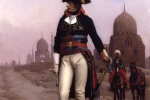 ژان لئون ژروم (فرانسوی، 1824-1904). ناپلئون در مصر، حدود 1867-68. رنگ روغن روی بوم.