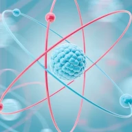 مدل اتم آبی و صورتی